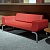 Lounge-диван 3/Р rives.N30 rosso vivo